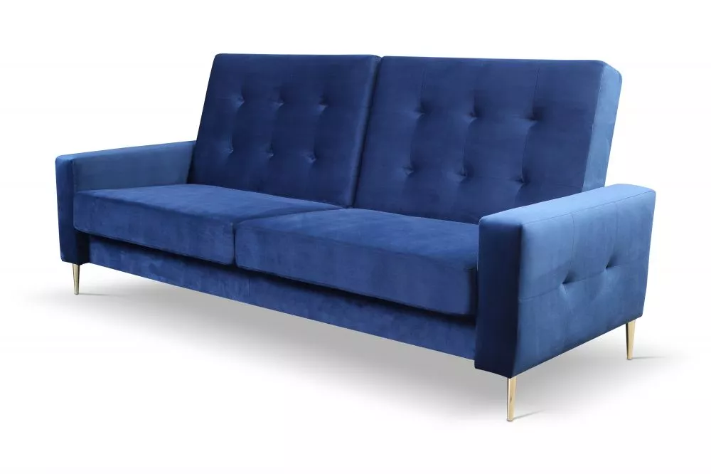 Dīvāns Domino 3S Standard · Zils · 86 × 225 × 97 cm