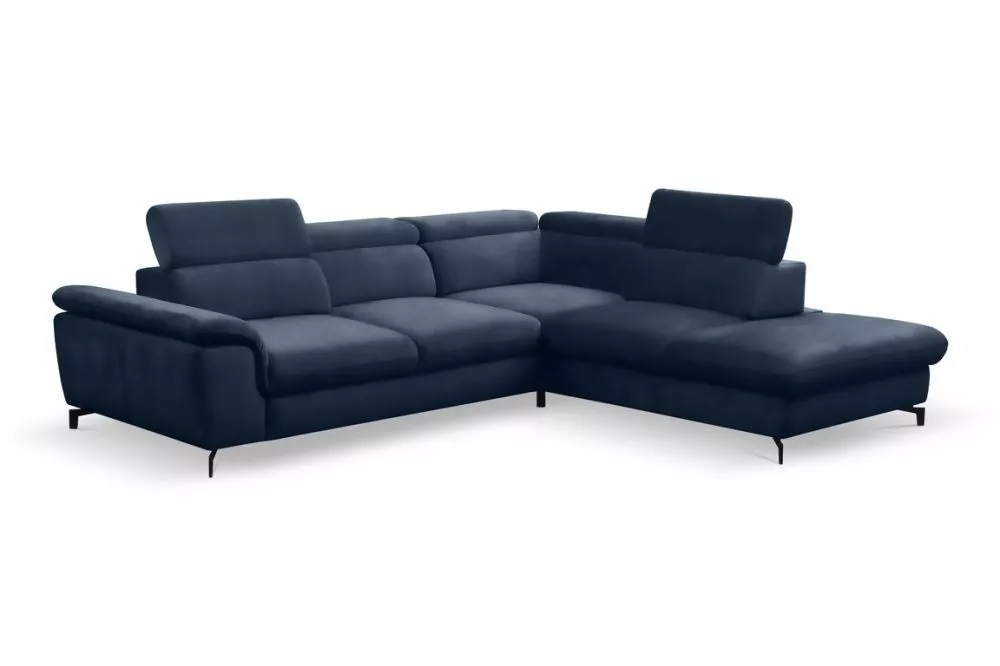 Dīvāns Alegra Standard · Tumši zils · 237 × 277 × 73 cm