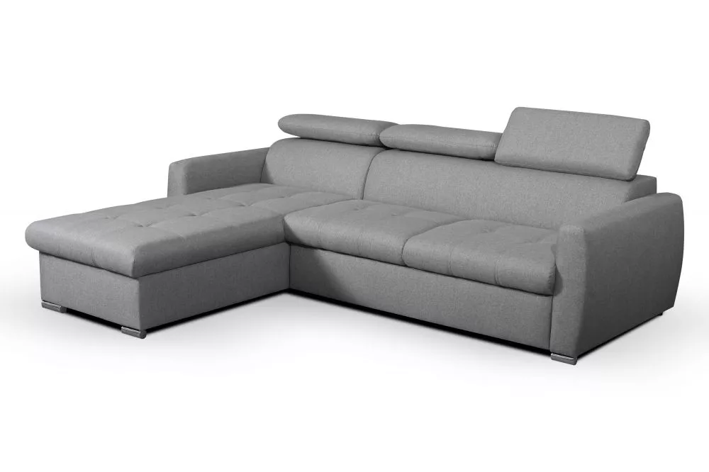 Dīvāns Pedro Mini Standard · Tumši pelēks · 193 × 241 × 78 cm