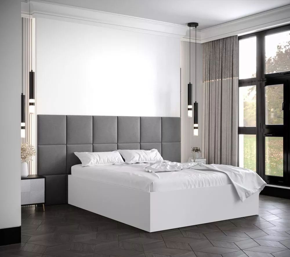Gulta Bella 4 ar stelāžu Guļamvietas platums: 160 cm, Korpusa krāsa: balts, Guļamvietas garums: 200 cm, stelāžas tips: k