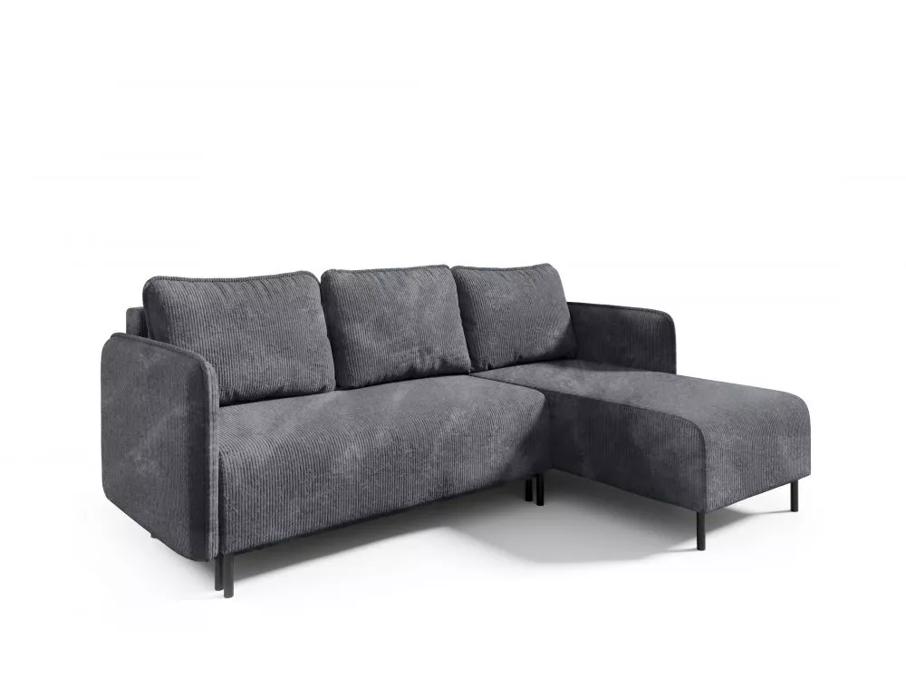 Dīvāns Brikue L Standard · Tumši pelēks · 162 × 236 × 90 cm