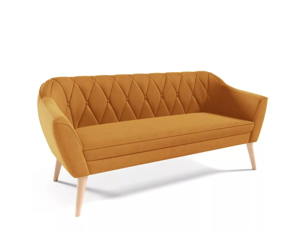 Dīvāns Sofa 183 standard · Dzeltens · 74 × 180 × 75 cm