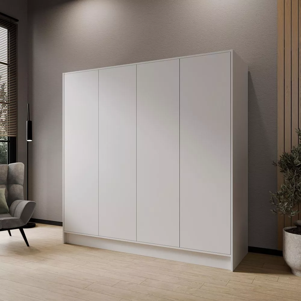 Skapis Gala 200 · Balts · 200 × 51 × 200 cm