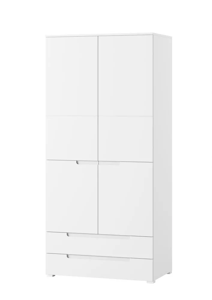 Skapis Selene 28 · Balts · 100 × 58 × 216 cm
