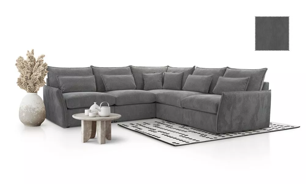 Dīvāns Eldorado Standard · Pelēks · 270 × 270 × 93 cm