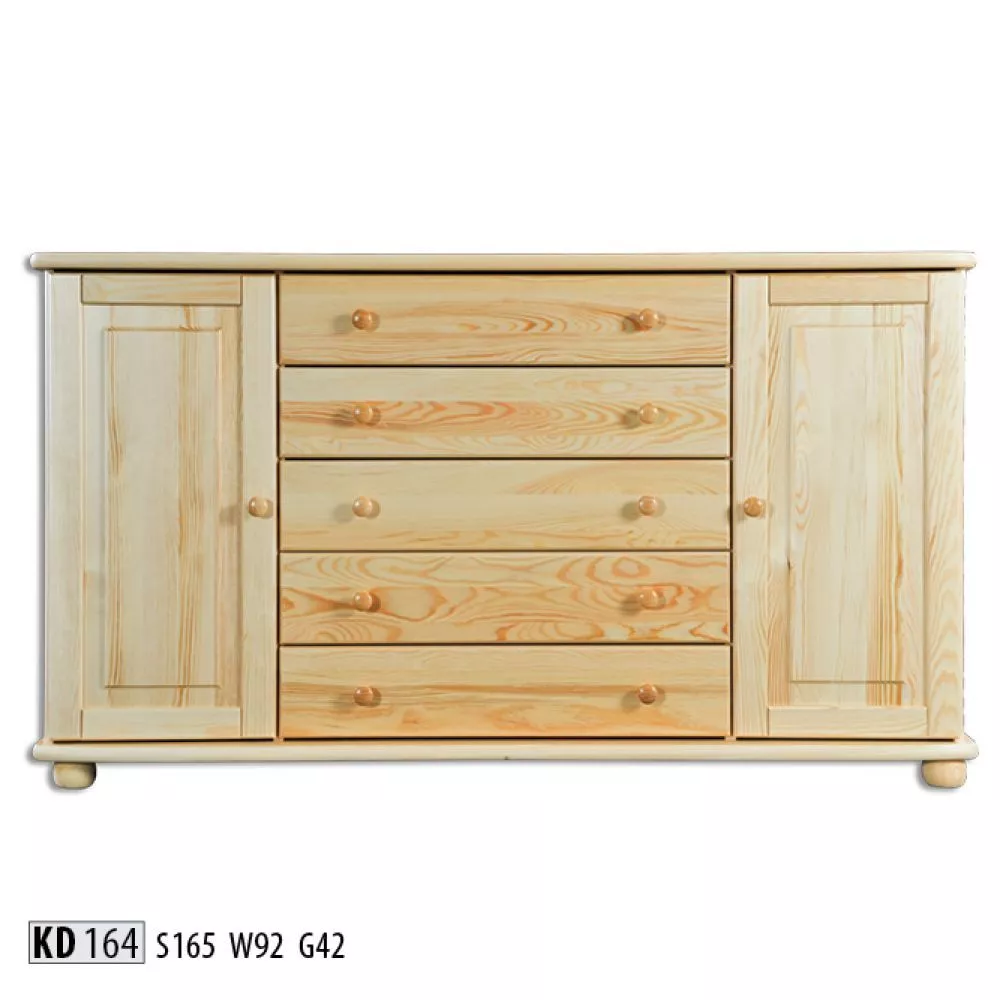 Kumode KD 164 · Priede · 165 × 42 × 92 cm