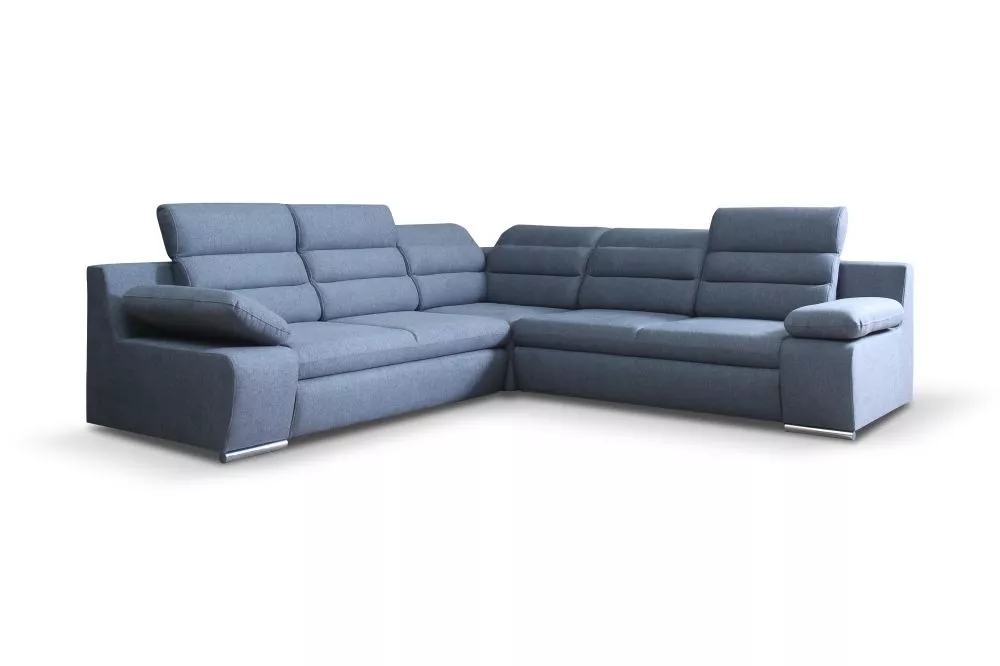 Dīvāns Greco 1 Standard · Zils · 268 × 268 × 84 cm