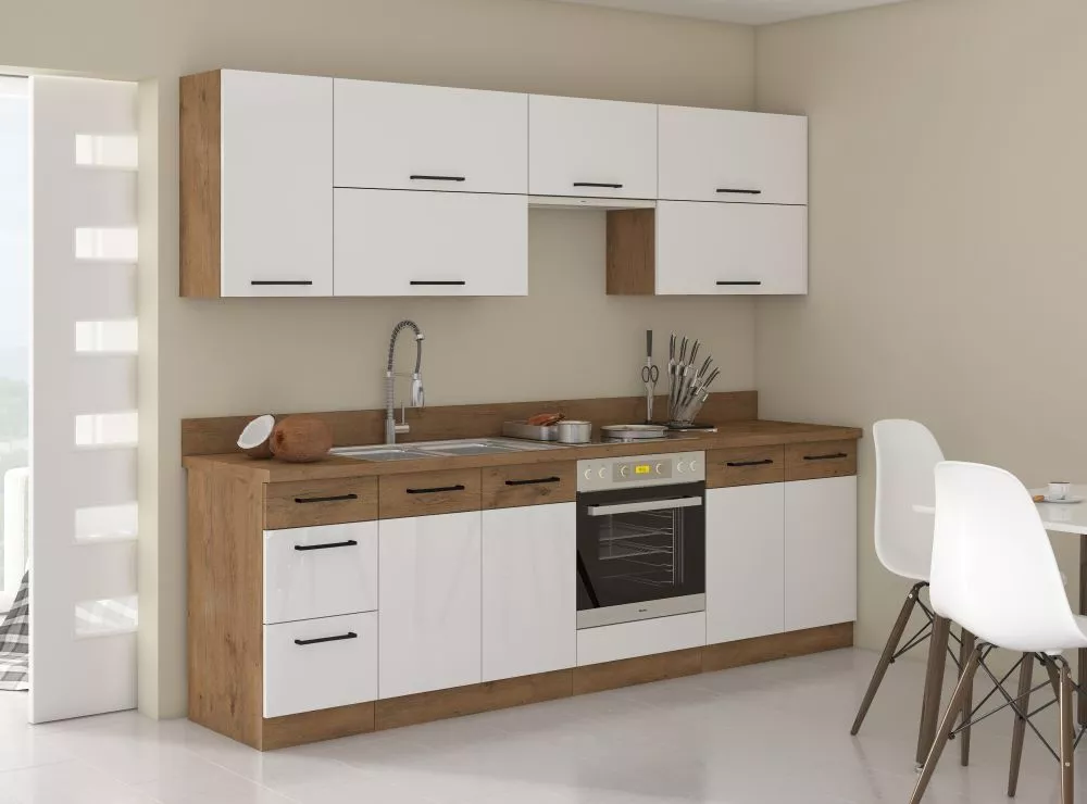 Virtuves komplekts Vigo Gloss 1 Materiāls : MDF + LKSP plātne,