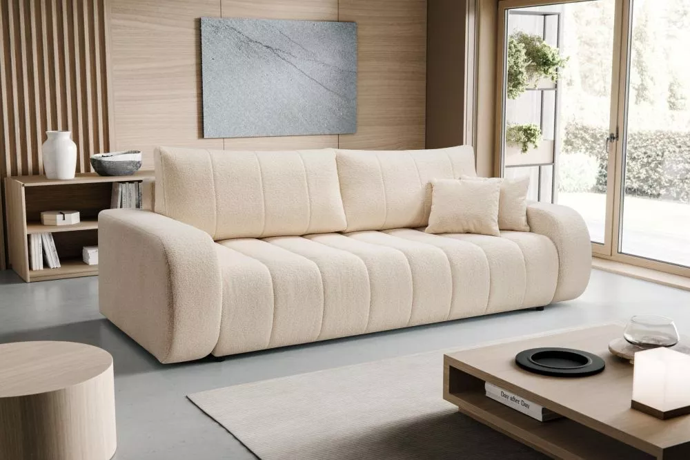 Dīvāns Baloo Sofa standard · Gaišais krēms · 105 × 248 × 88 cm