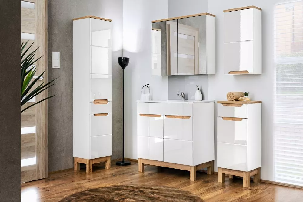 Vannas istabas komplekts Bali White 80 · 187 × 45 cm