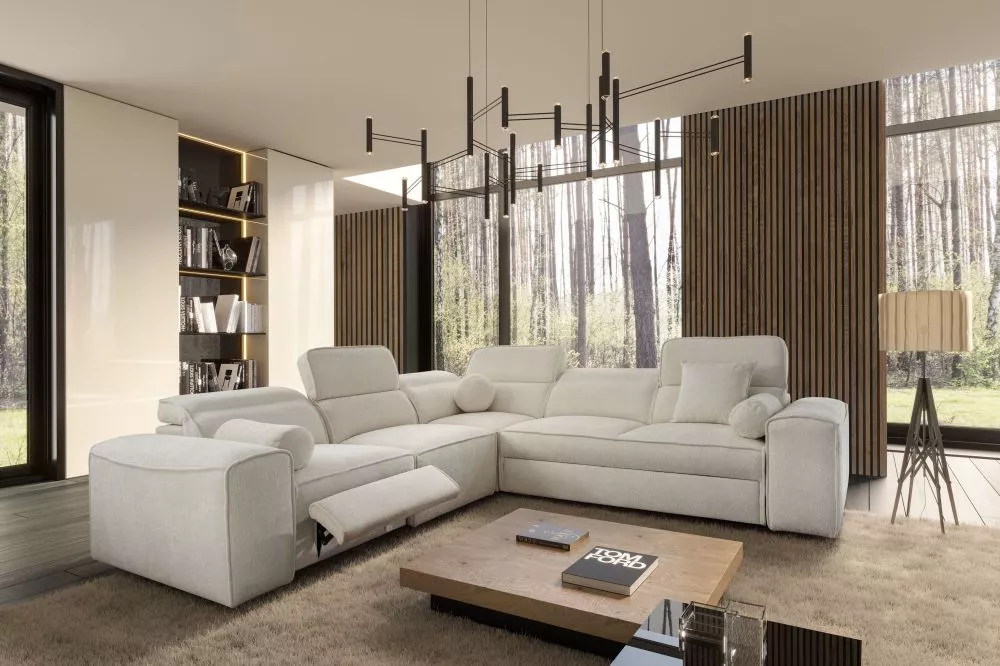 Dīvāns Viteo 3 Mix Standard · Krēma · 276 × 278 × 70 cm