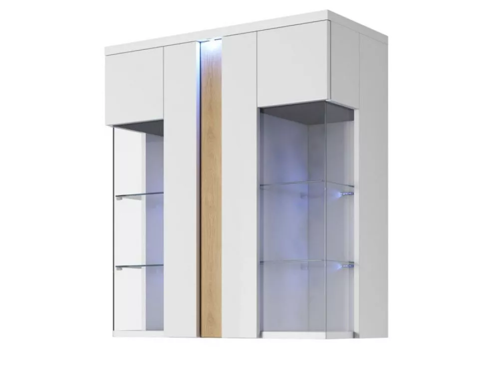 Sekcija Marco WW90 ar LED Korpusa krāsa: balts, · 92 × 40 × 110 cm