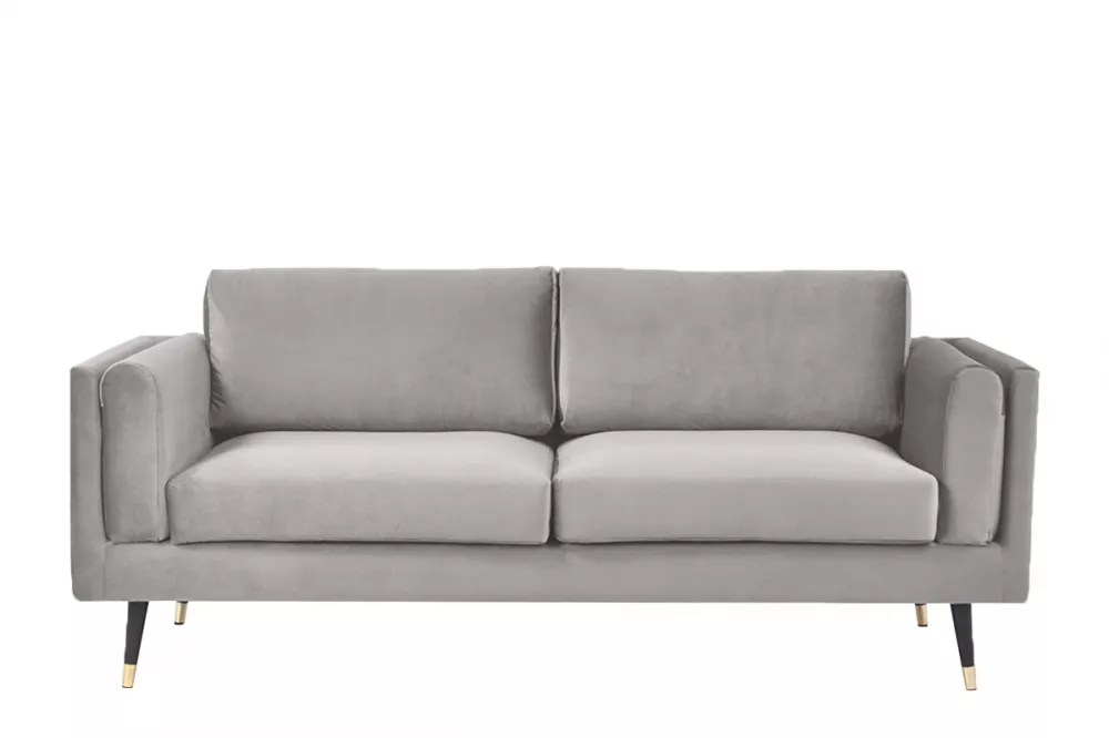Dīvāns Merti 3S Standard · Gaiši pelēks · 87 × 207 × 91 cm