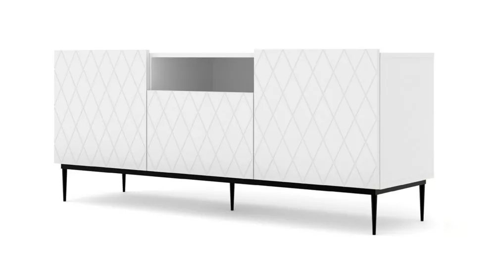 TV tumba Diuna Black 03 · 144.5 × 40 × 60.2 cm