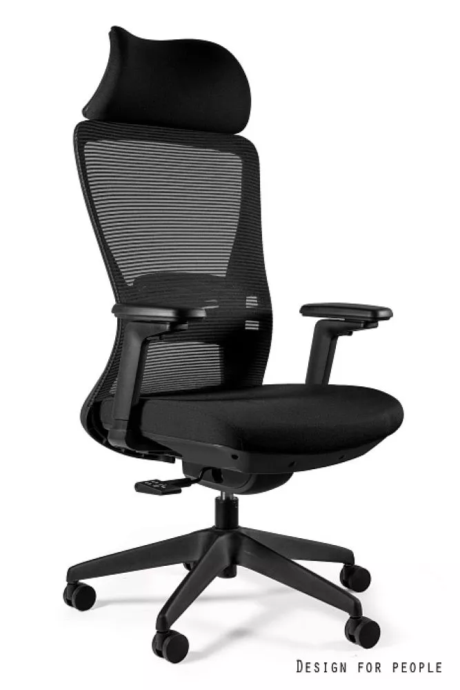 Datorkrēsls Hove Sēdvietas platums: 51 cm, · Melns · 70 × 70 × 120 cm
