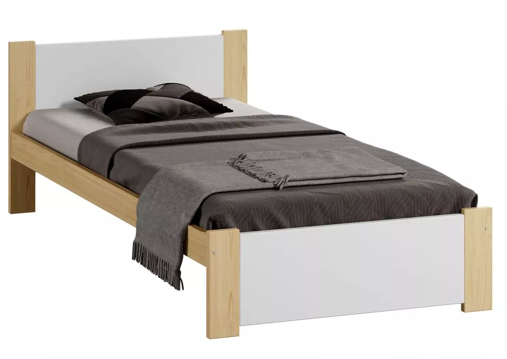 Gulta DMD-3 Magnat ar stelāžu Guļamvietas platums: 90 cm, Korpusa krāsa: priede, Guļamvietas garums: 200 cm, · 98 × 206 