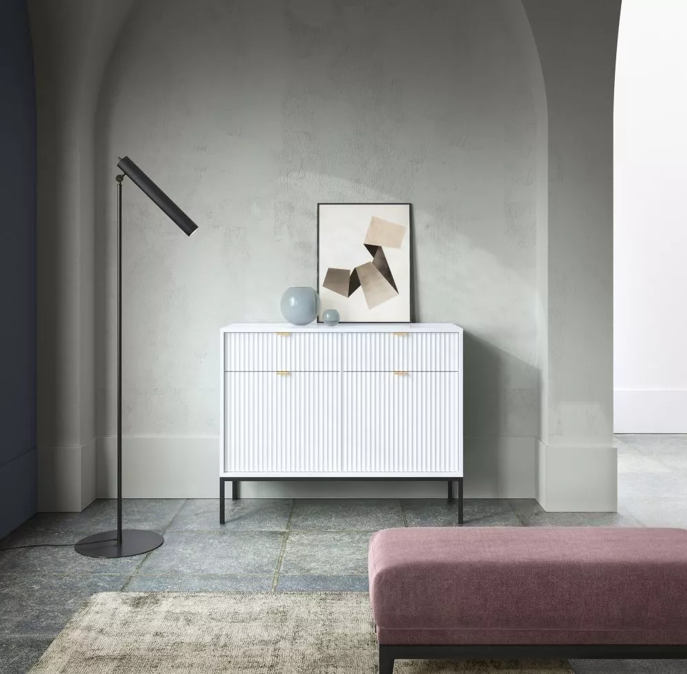 Kumode Nova KSZ-104 · Balts · 104 × 39 × 83 cm