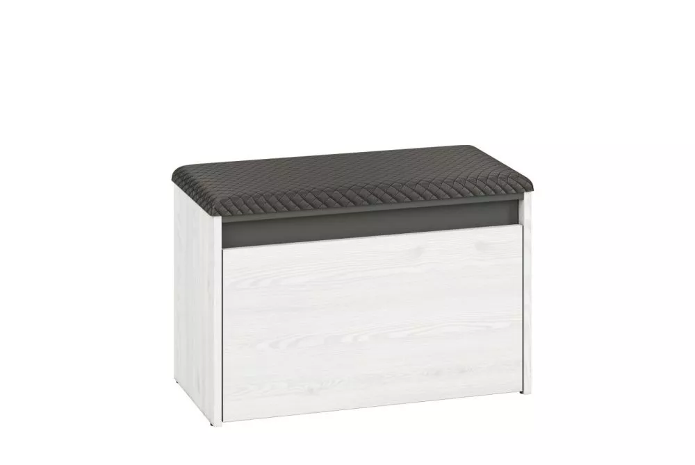 Apavu plaukts Hyga 02 Korpusa krāsa: balināta priede, · 70 × 47 × 34 cm