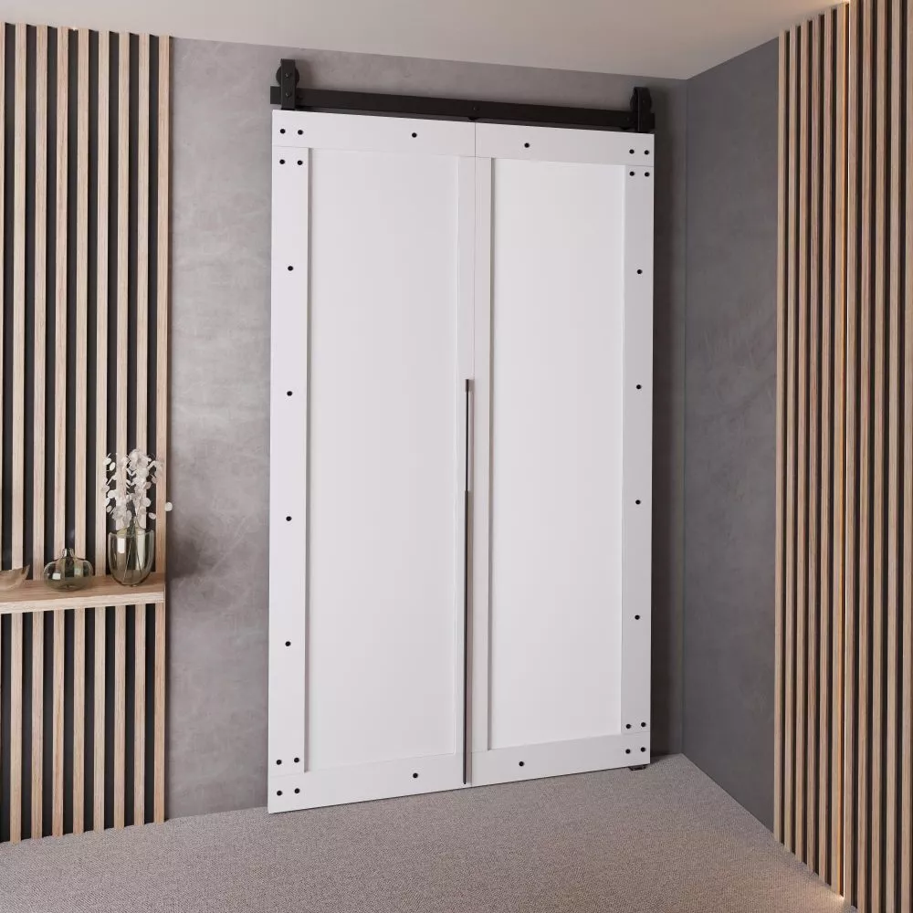 Bīdāmās durvis Qudio Loft-2 · Balts · 106 × 205 cm
