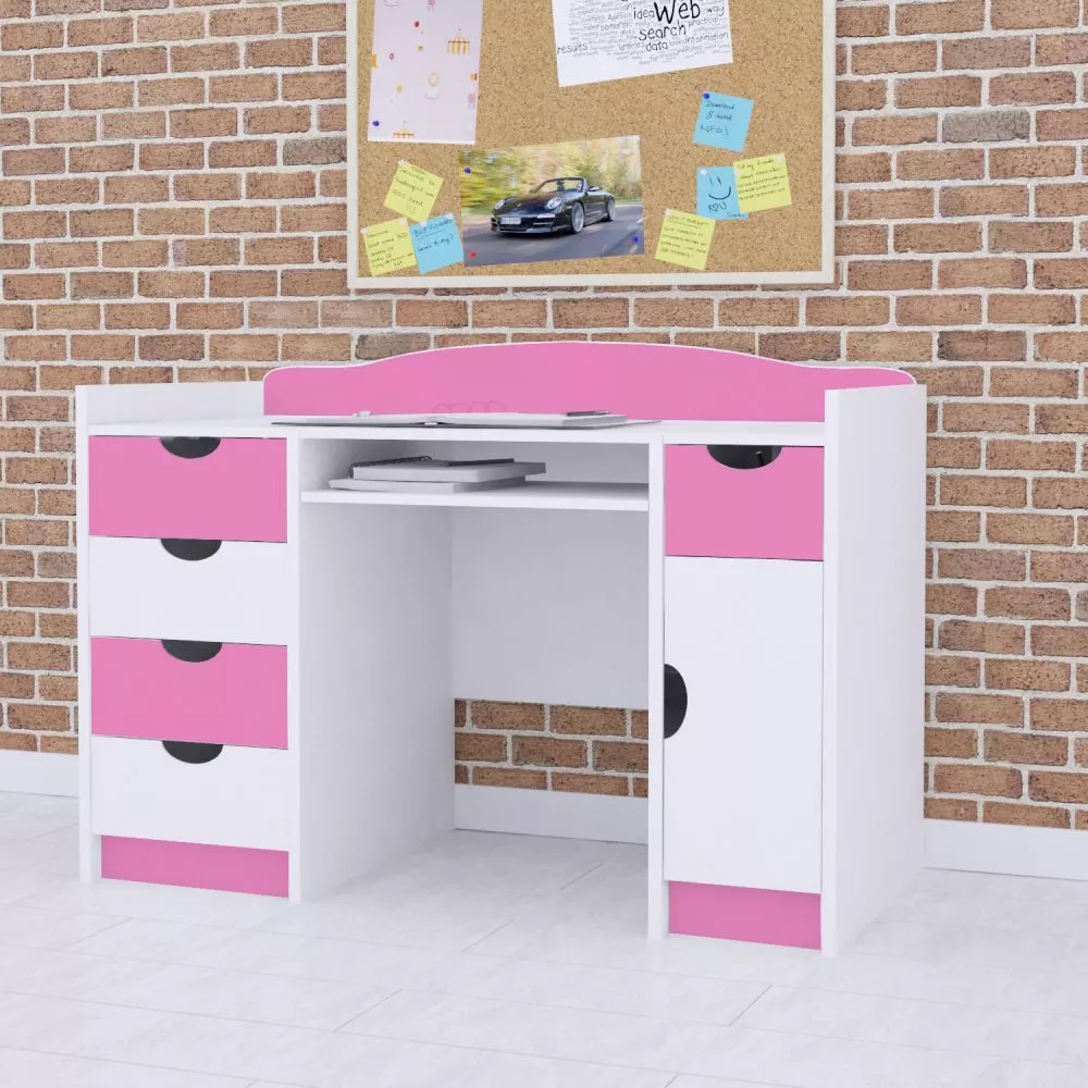 Bērnu rakstāmgalds Classic B01 Maksimālais augstums: 89 cm, · 125 × 75 × 60 cm
