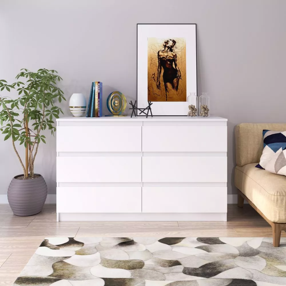 Kumode A14 · Balts · 140 × 45 × 84.5 cm