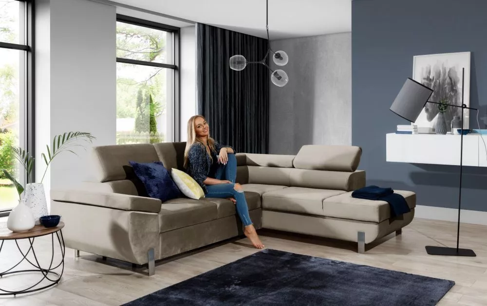 Dīvāns Annabelle Modern Standard · Gaiši brūns · 221 × 271 × 76 cm