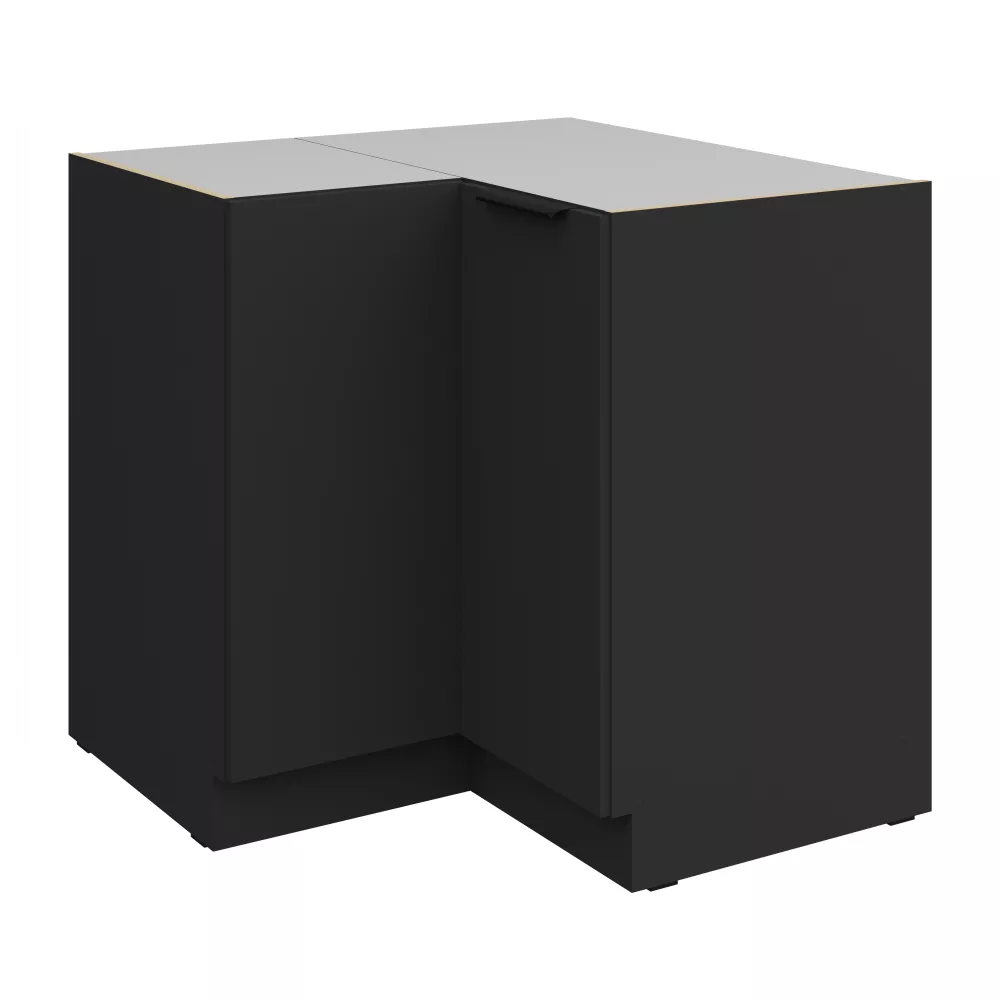 Virtuves skapis Aria Black 90x90 DN 2F BB