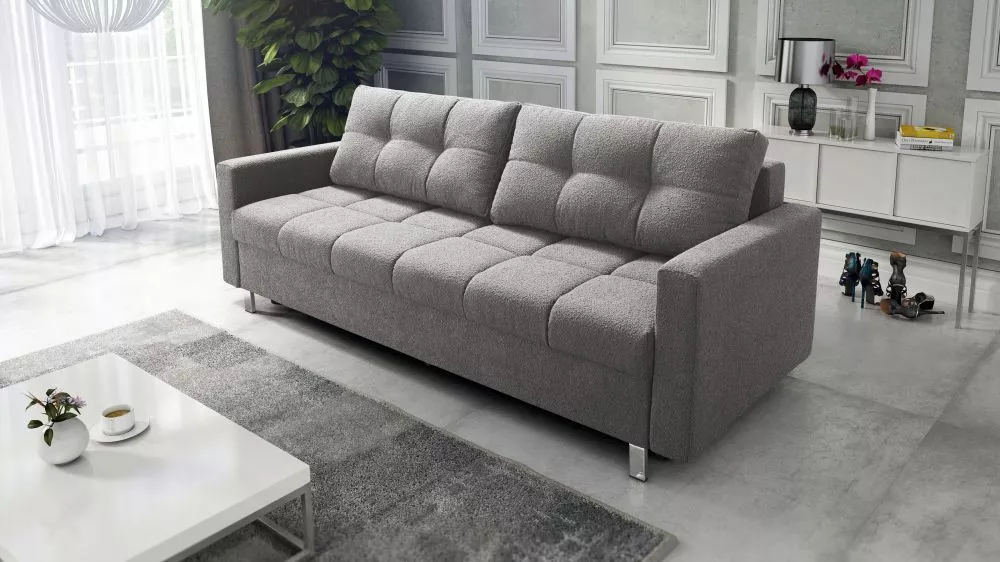 Dīvāns Carmen Sofa Standard · Pelēks · 92 × 223 × 93 cm