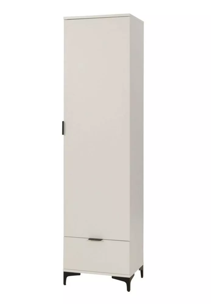 Grāmatu skapis Lena LEN 06 · Balts · 50 × 40 × 195 cm