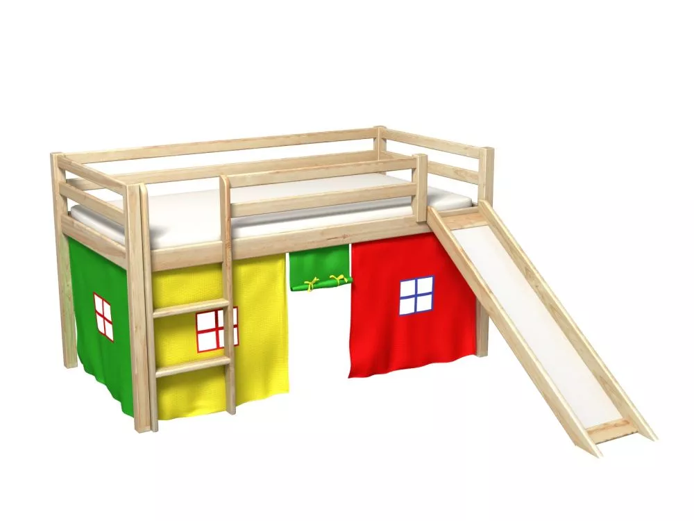 Bērnu gulta Gabi Z ar stelāžu Guļamvietas platums: 80 cm, Guļamvietas garums: 180 cm, · 88 × 188 × 106 cm