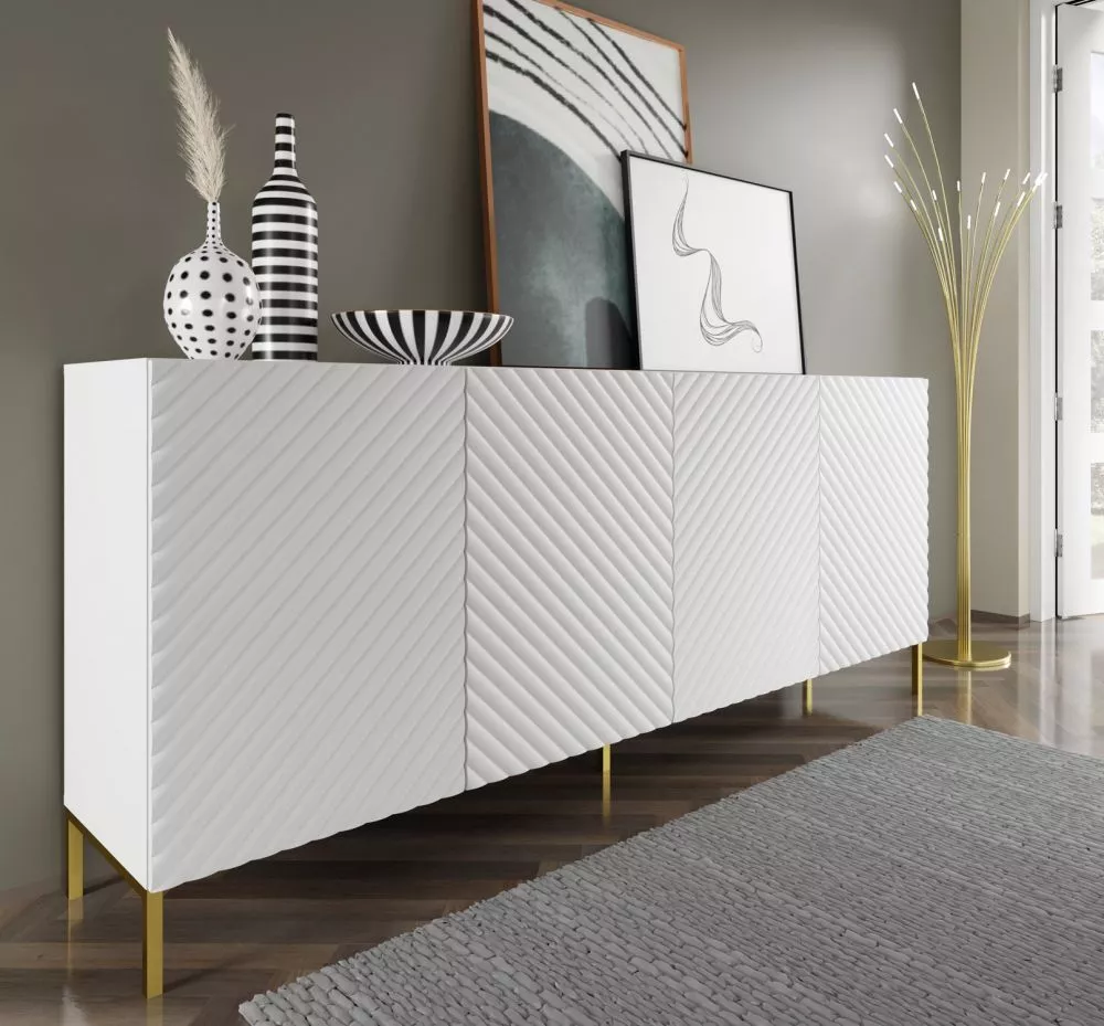 Kumode Surf 05 · Balts · 200 × 42 × 87 cm