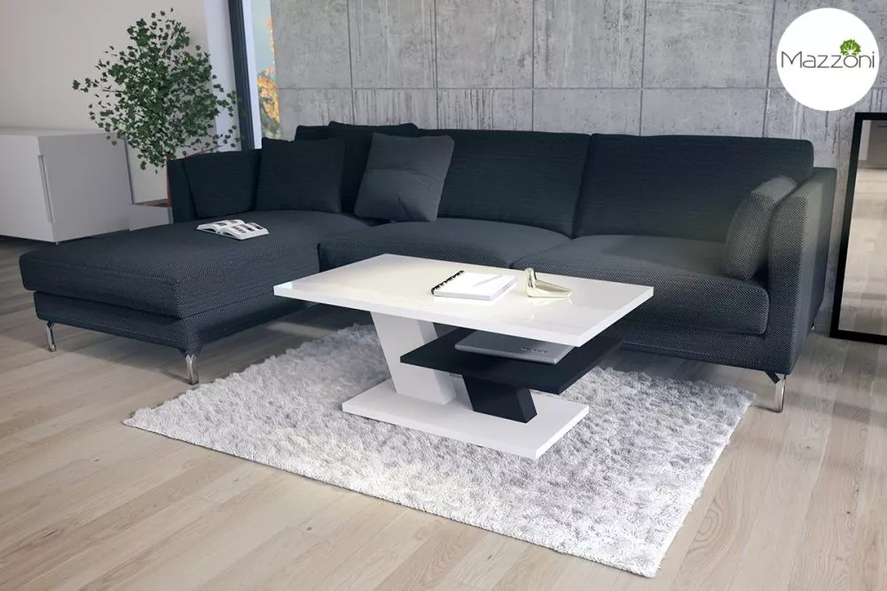 Žurnālgalds Cliff Gloss Korpusa krāsa: balts, · 110 × 60 × 45 cm