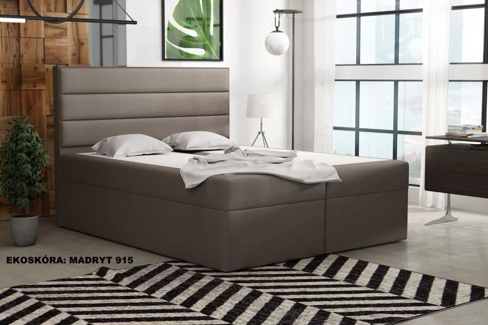 Gulta Ilmo Eco Premium Standard Guļamvietas platums: 140 cm, Guļamvietas garums: 200 cm, · Kapučino · 142 × 210 × 120 cm