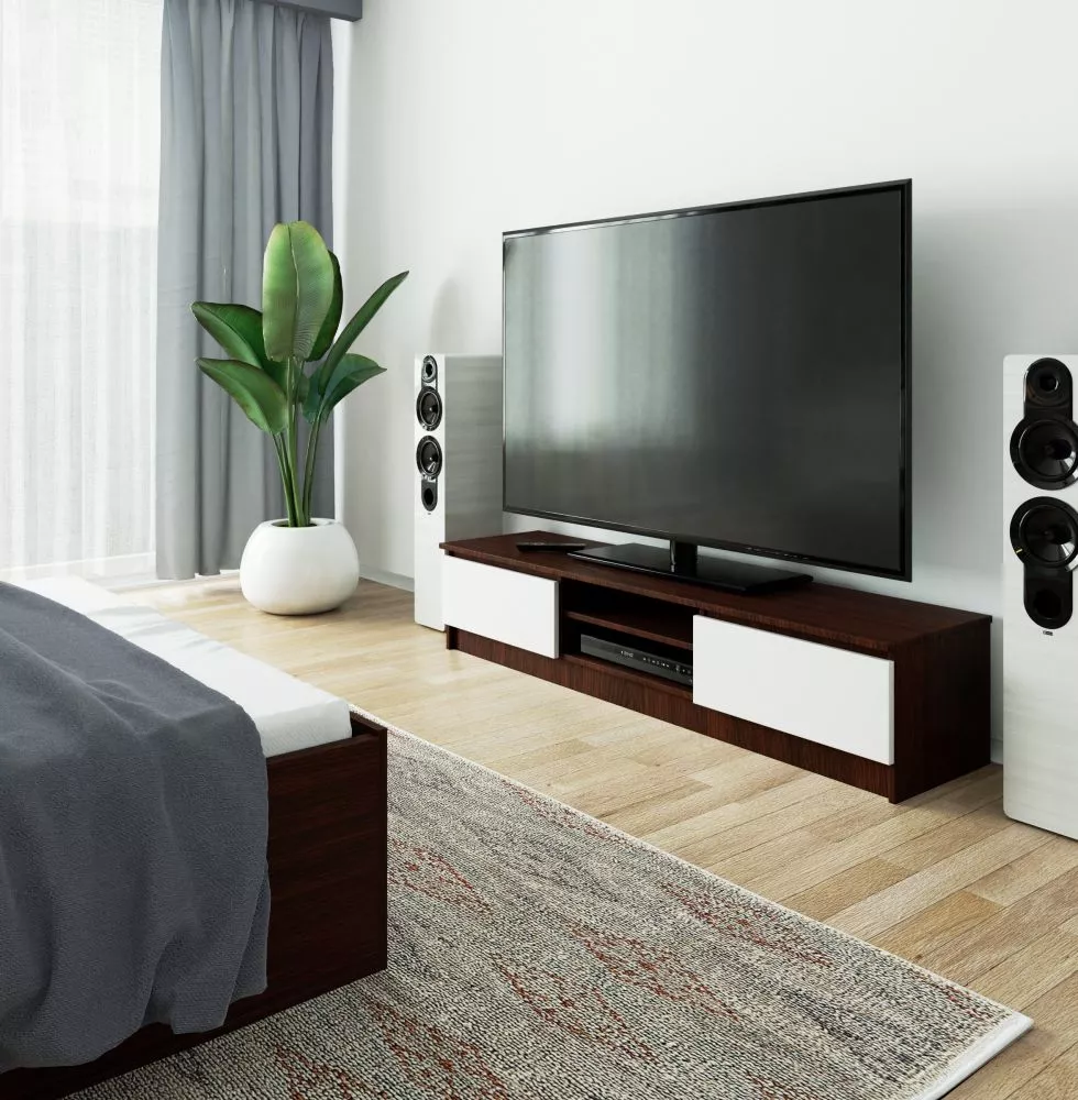 TV tumba RTV 2D1P Long · 160 × 40 × 33 cm