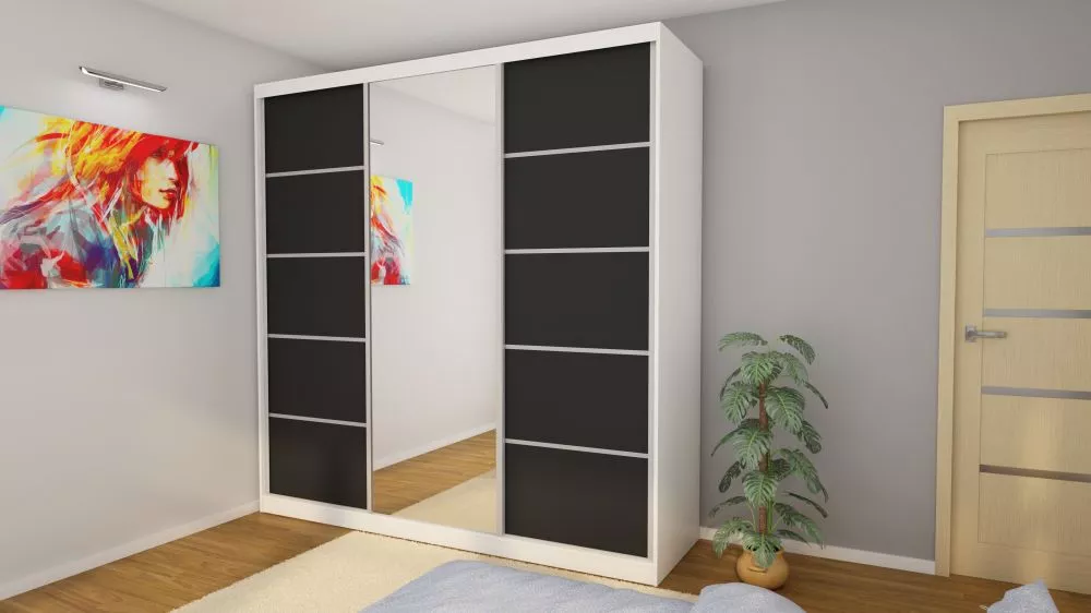 Skapis Wardrobe 3D 240 · 250 × 69 × 216 cm