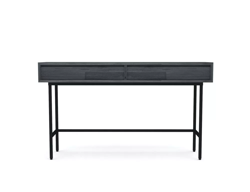 Kosmētikas galds Capella CAP L08 · Pelēks · 140 × 35 × 80 cm