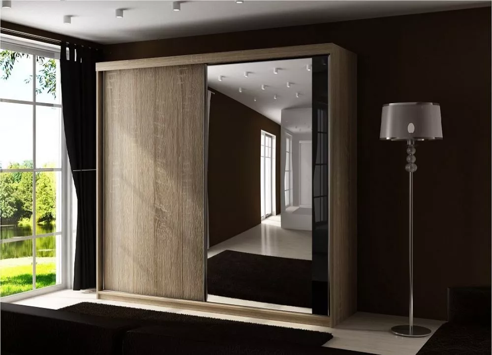 Skapis Top 31 ar LED · Ozols sonoma · 200 × 62 × 200 cm