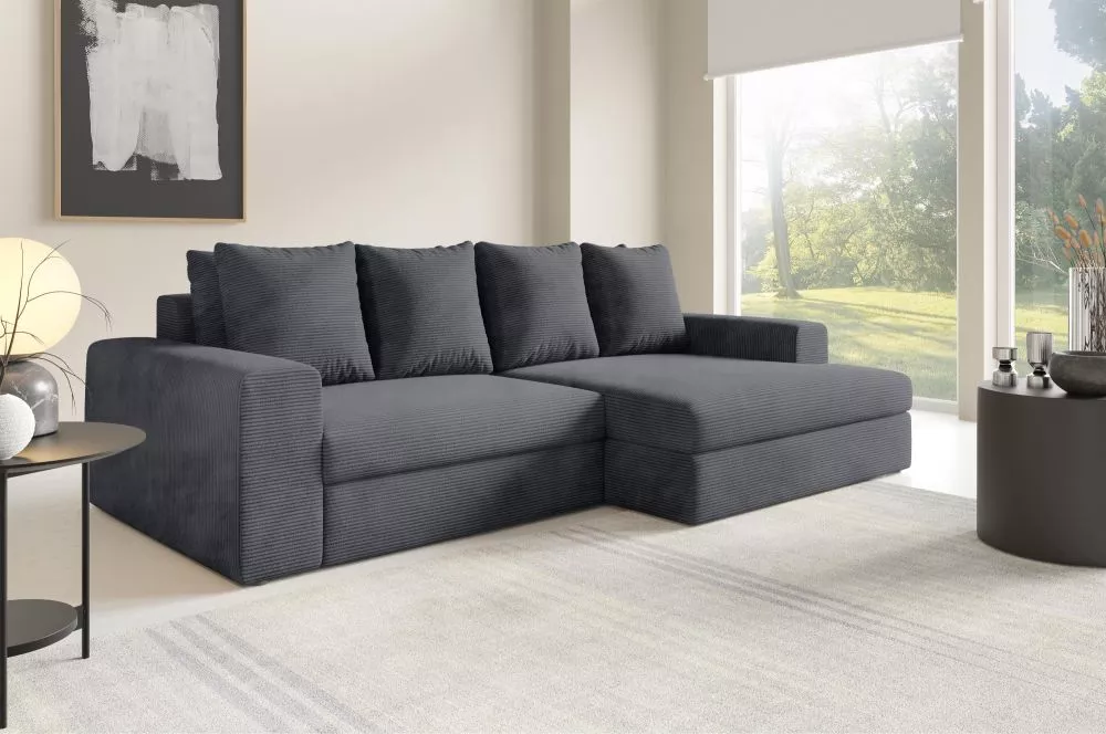 Dīvāns Siena Corner Standard · Pelēks · 167 × 272 × 76 cm