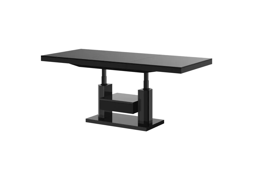 Žurnālgalds Quadro Max Matte Korpusa krāsa: melns, · 120 × 75 × 56 cm