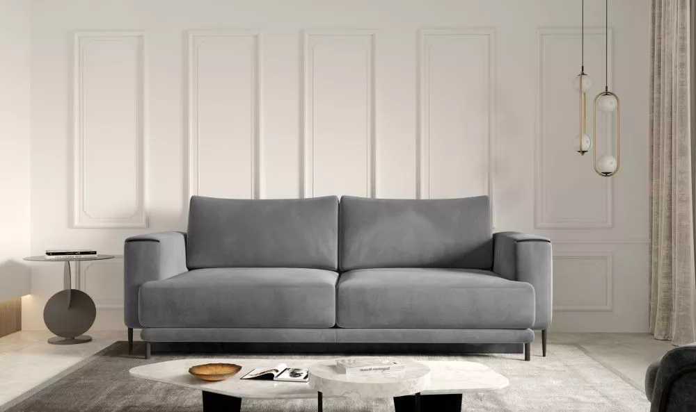 Dīvāns Dalia standard · Tumši pelēks · 95 × 260 × 90 cm