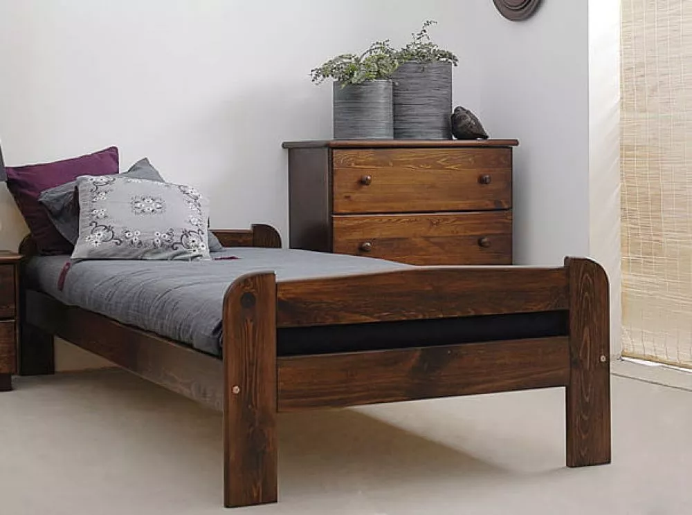 Gulta Ania ar stelāžu Guļamvietas platums: 90 cm, Guļamvietas garums: 200 cm, · Valrieksts · 98 × 207 × 50 cm