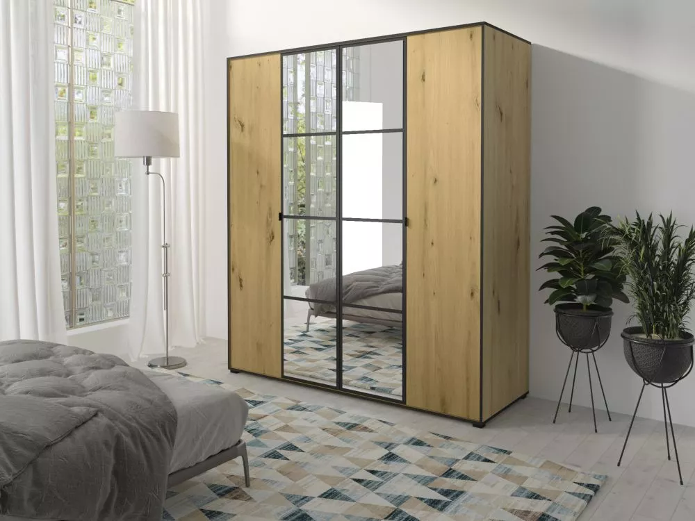Skapis Oslo Modern 1 · Ozols artisan · 180 × 65 × 206 cm