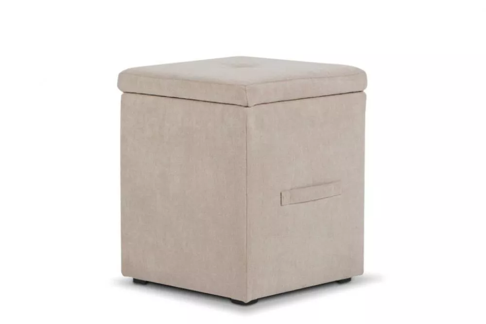 Pufs Gridi Standard Auduma numurs: Rico 01, · Bēšs · 41 × 50 × 41 cm