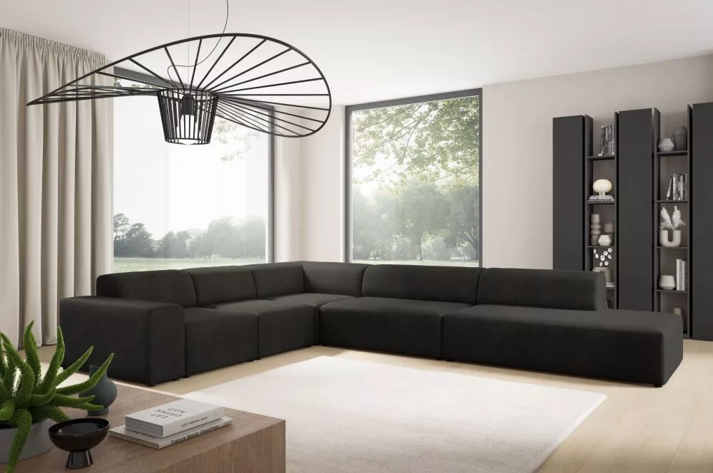 Dīvāns Modullo XL Premium Standard · Antracīts · 284 × 382 × 70 cm