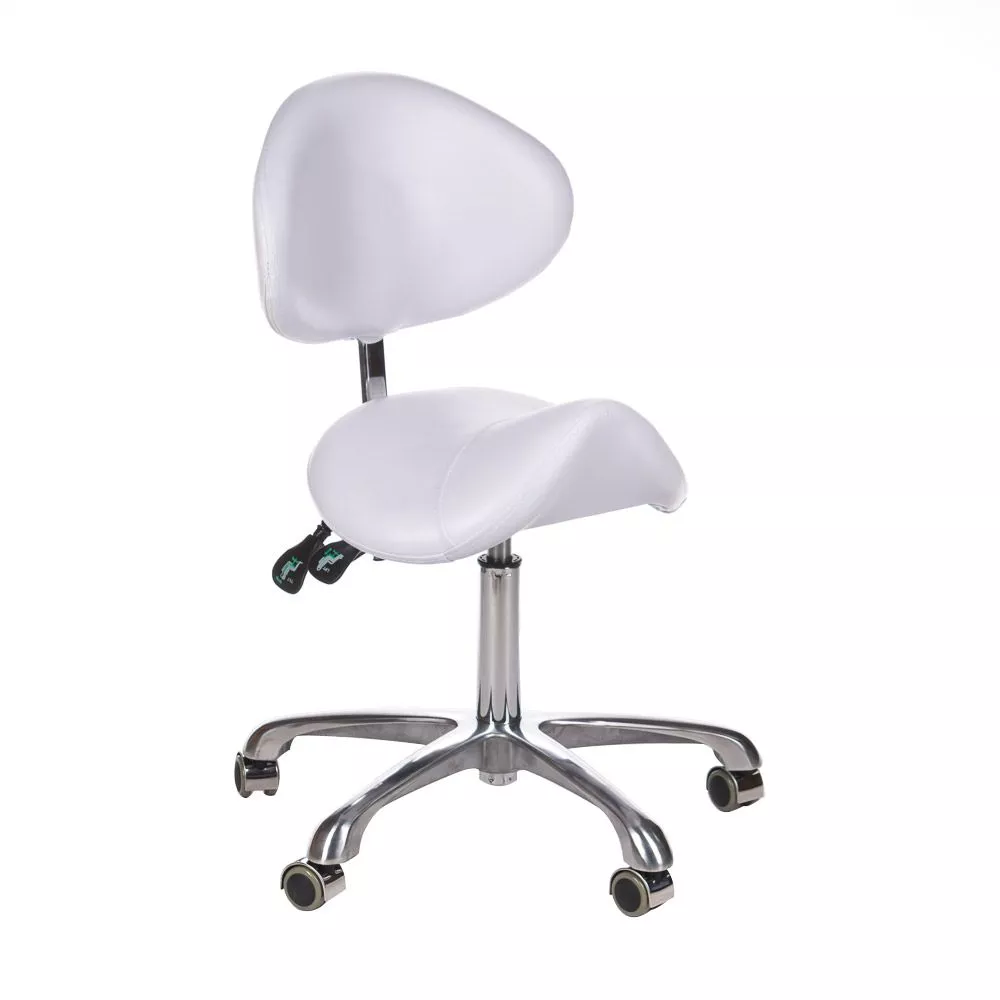 Datorkrēsls BY-3004 Sēdvietas platums: 44 cm, · Balts · 60 × 60 × 76 cm