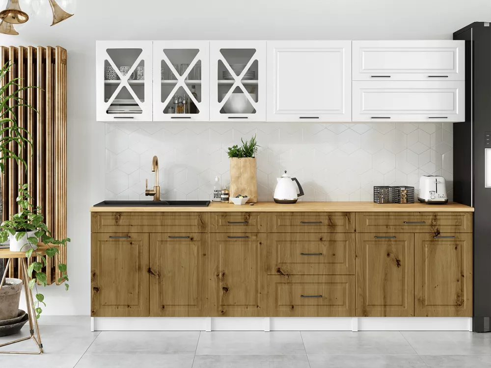 Virtuves komplekts Turid Double Materiāls : MDF + LKSP plātne,