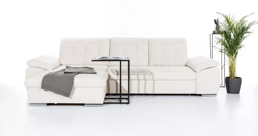 Dīvāns Dunja standard · Gaiši bēšs · 202 × 313 × 89 cm