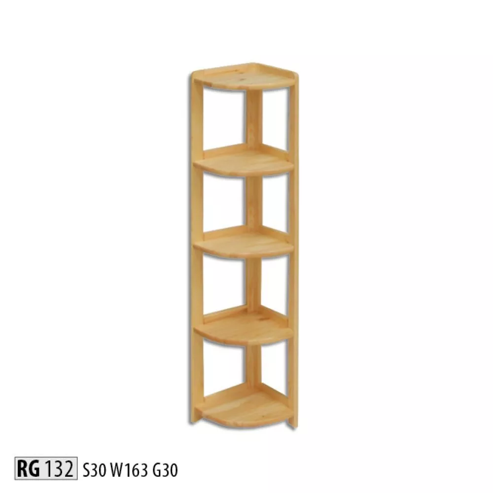Plaukts RG 132 · Priede · 30 × 163 × 30 cm
