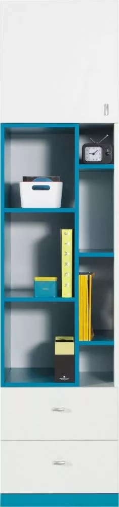 Sekcija Mobi 6 Korpusa krāsa: balts, · 45 × 40 × 195 cm