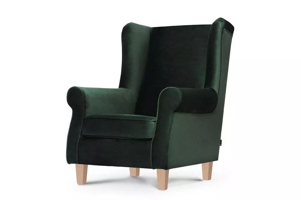 Mīksts krēsls Miles Beech Standard Sēdvietas dziļums: 56 cm, · Zaļš · 82 × 97 × 105 cm